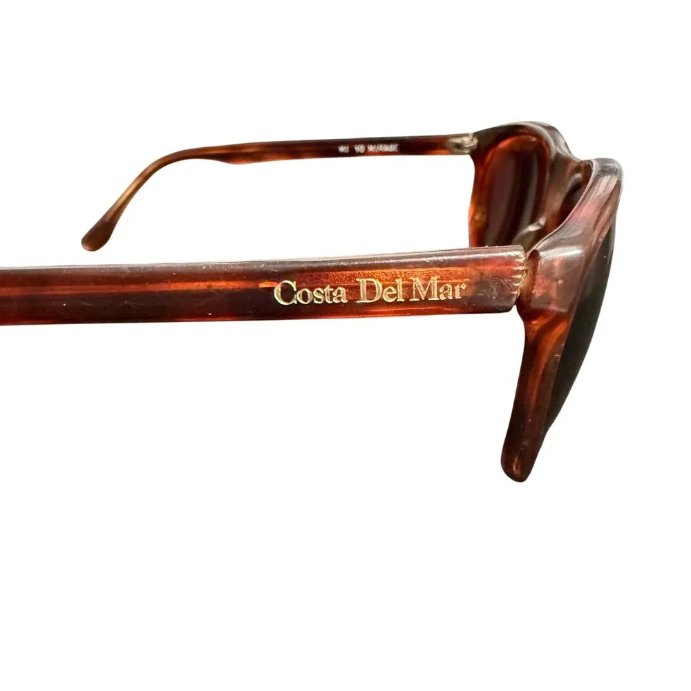 Vintage Costa Del Mar Mirage MI-10 Sunglasses Tortoise Shell Brown Lens